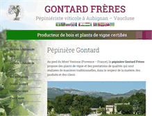Tablet Screenshot of gontard-freres.com